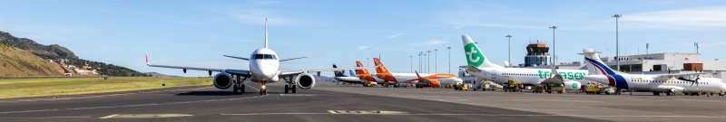 Madeira taxiway and parking positions
